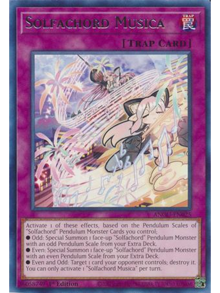 Solfachord Musica - ANGU-EN025 - Rare 1st Edition 1