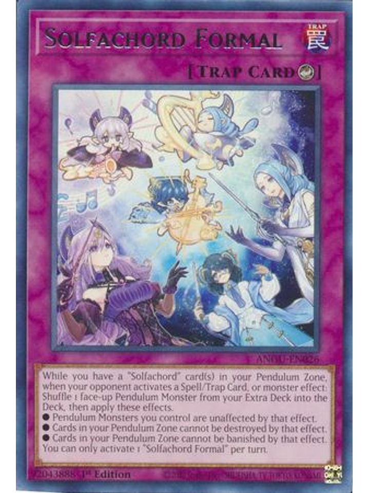 Solfachord Formal - ANGU-EN026 - Rare 1st Edition 1