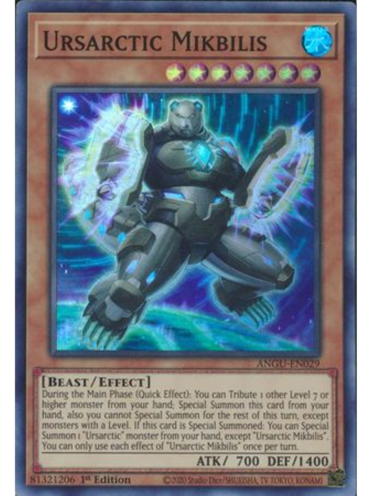 Ursarctic Mikbilis - ANGU-EN029 - Super Rare 1st Edition 1