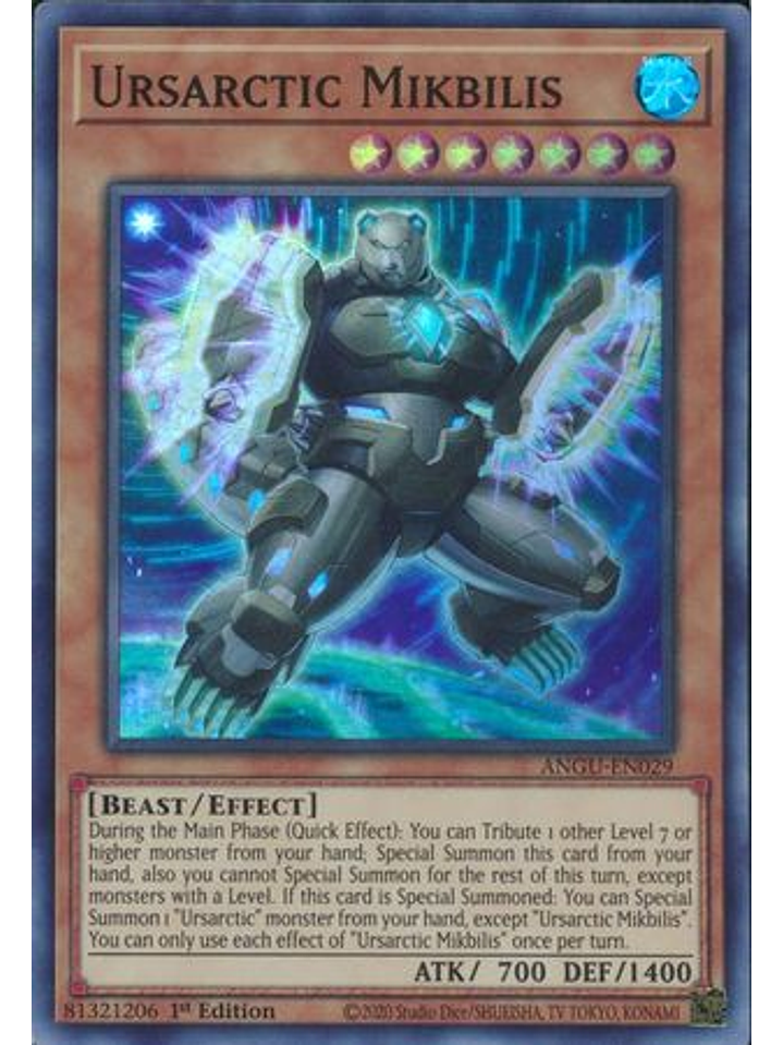 Ursarctic Mikbilis - ANGU-EN029 - Super Rare 1st Edition 1