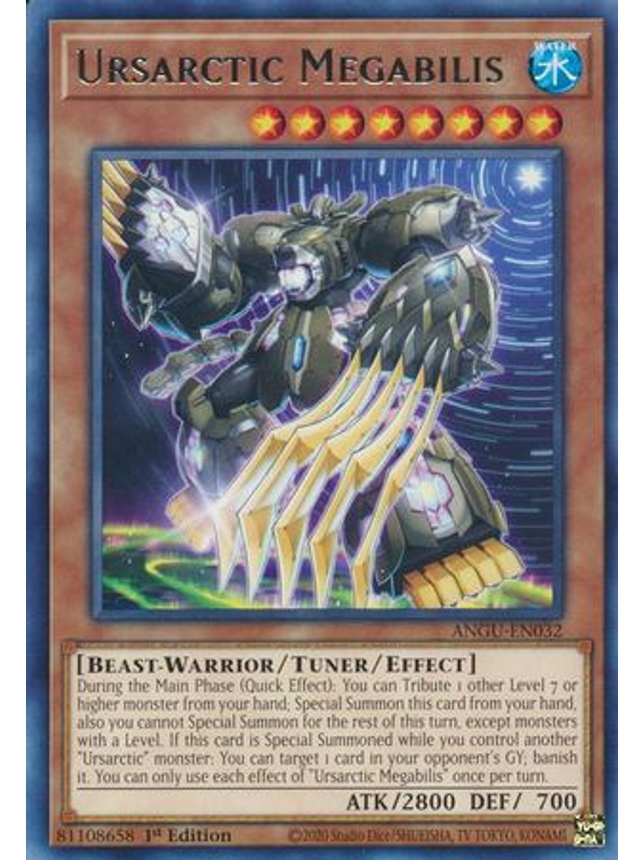 Ursarctic Megabilis - ANGU-EN032 - Rare 1st Edition 1