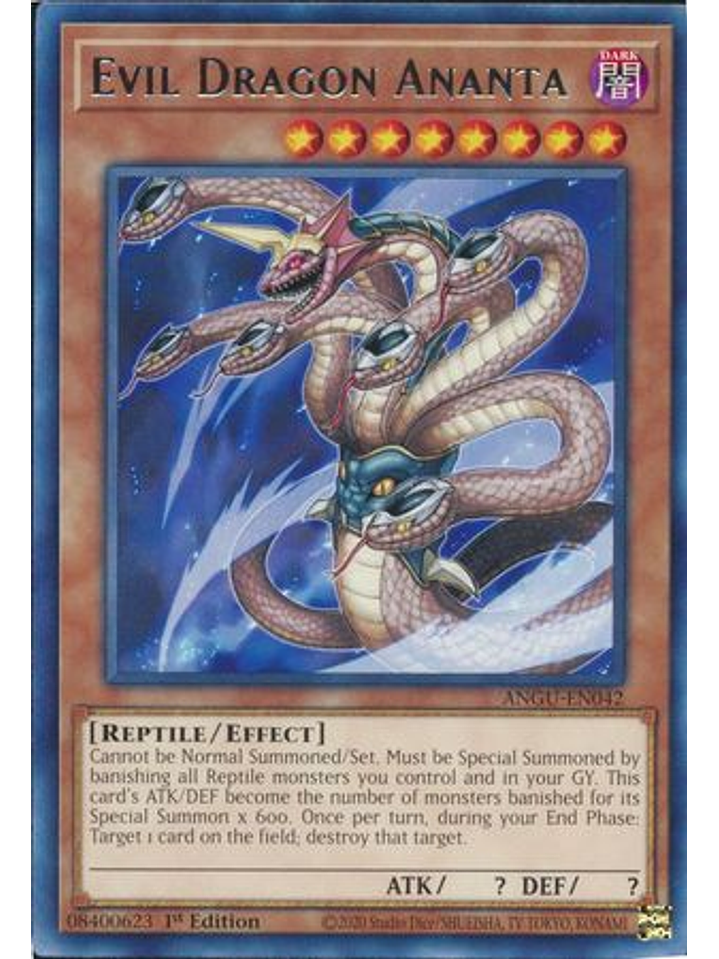 Evil Dragon Ananta - ANGU-EN042 - Rare 1st Edition 1