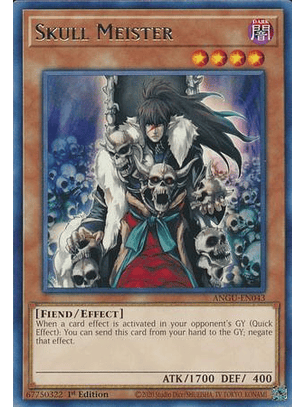 Skull Meister - ANGU-EN043 - Rare 1st Edition