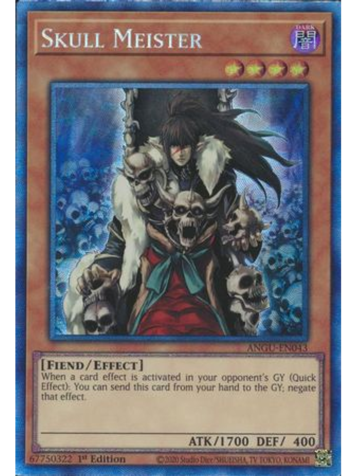 Skull Meister - ANGU-EN043 - Collectors Rare 1st Edition 1
