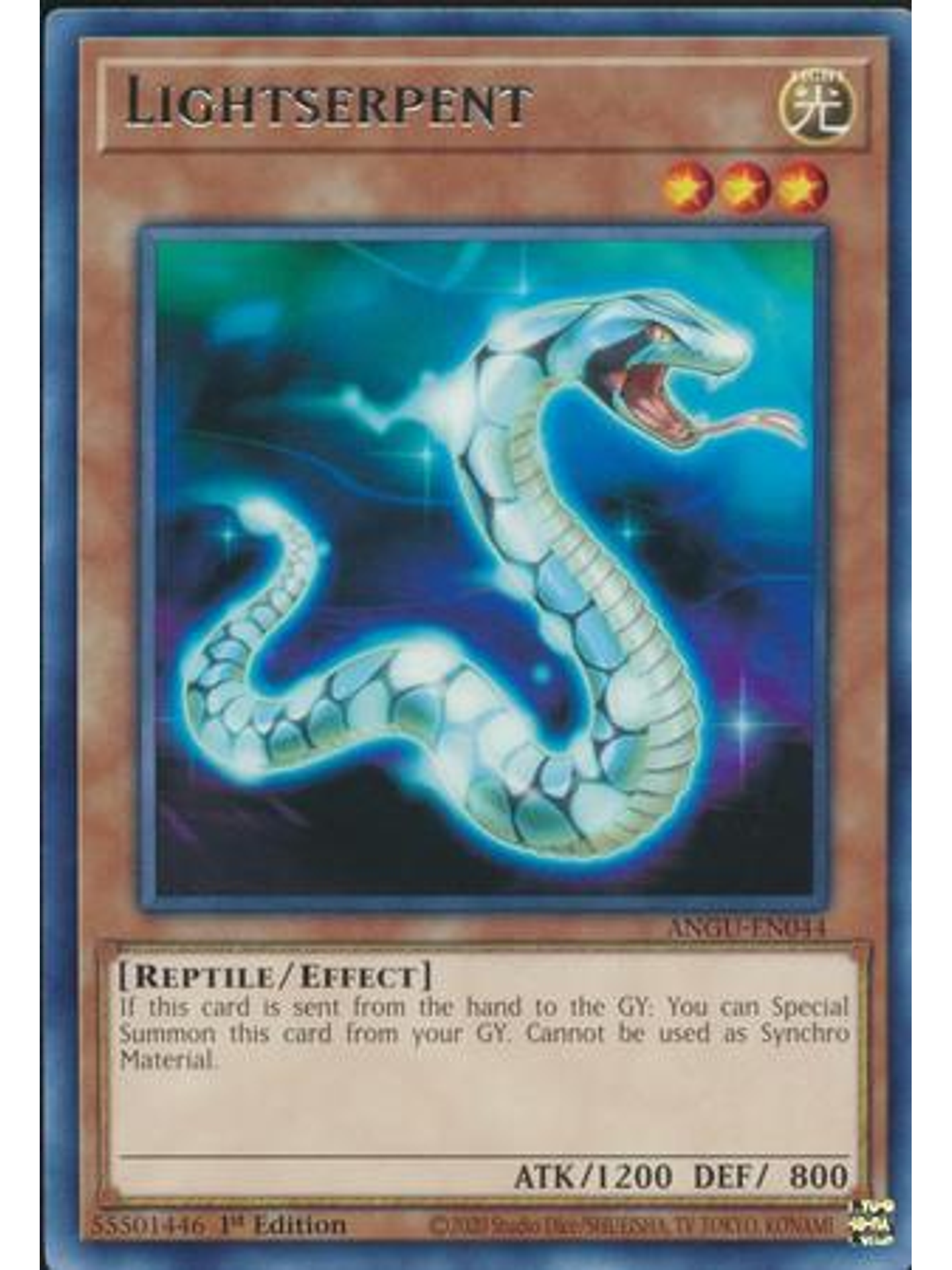 Lightserpent - ANGU-EN044 - Rare 1st Edition 1