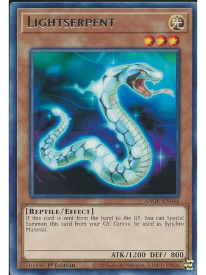 Lightserpent - ANGU-EN044 - Rare 1st Edition 1
