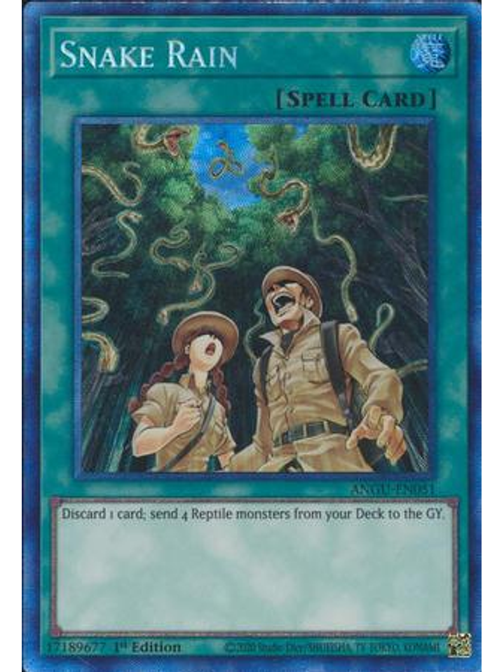 Snake Rain - ANGU-EN051 - Collectors Rare 1st Edition 1