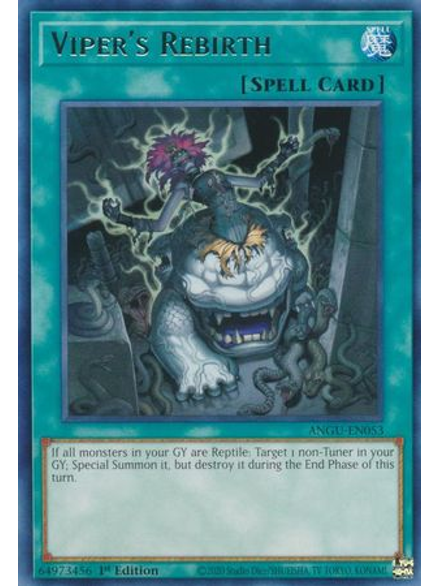 Viper's Rebirth - ANGU-EN053 - Rare 1st Edition 1