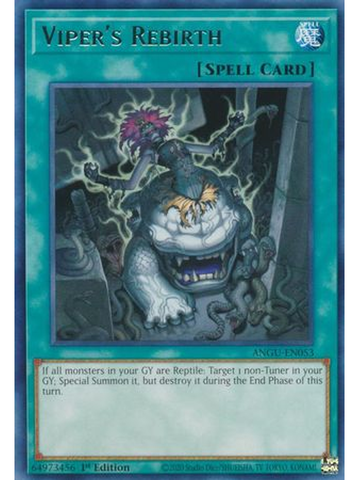 Viper's Rebirth - ANGU-EN053 - Rare 1st Edition 1