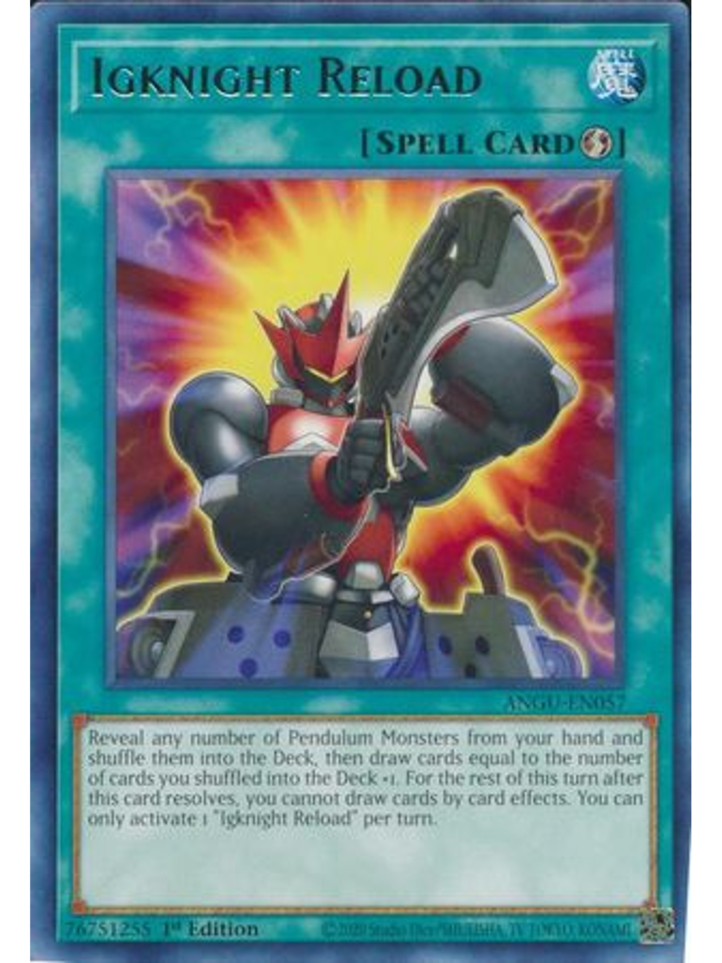 Igknight Reload - ANGU-EN057 - Rare 1st Edition 1