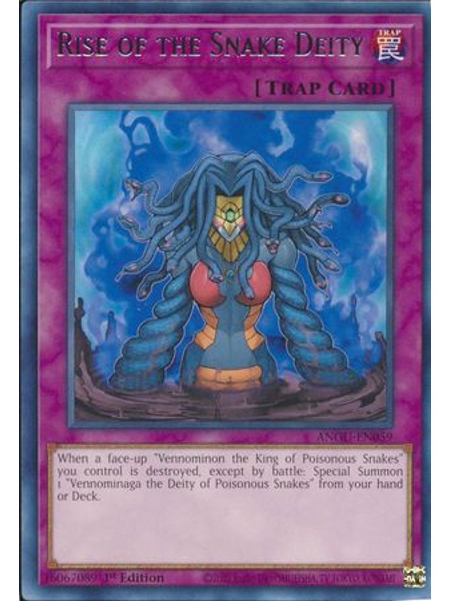 Rise of the Snake Deity - ANGU-EN059 - Rare 1st Edition 1