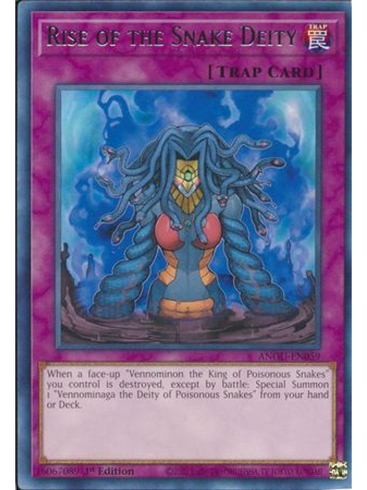 Rise of the Snake Deity - ANGU-EN059 - Rare 1st Edition 1