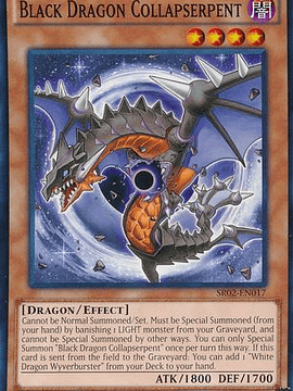 Black Dragon Collapserpent - sr02-en017 - Common 1st Edition