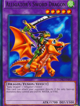 Alligator's Sword Dragon - LDK2-ENJ43 - Common 1st Edition