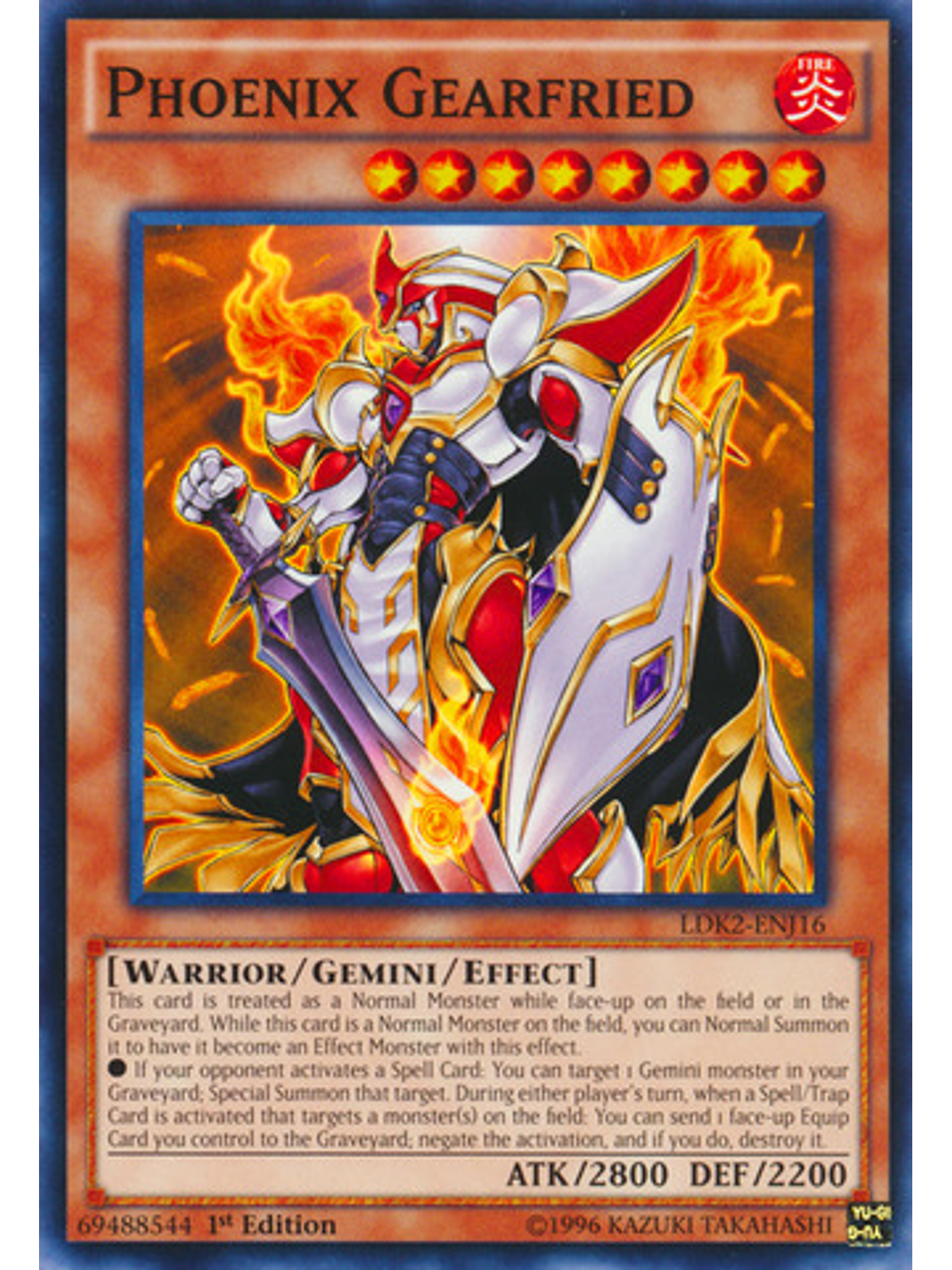 Phoenix Gearfried - LDK2-ENJ16 - Common 1st Edition 1