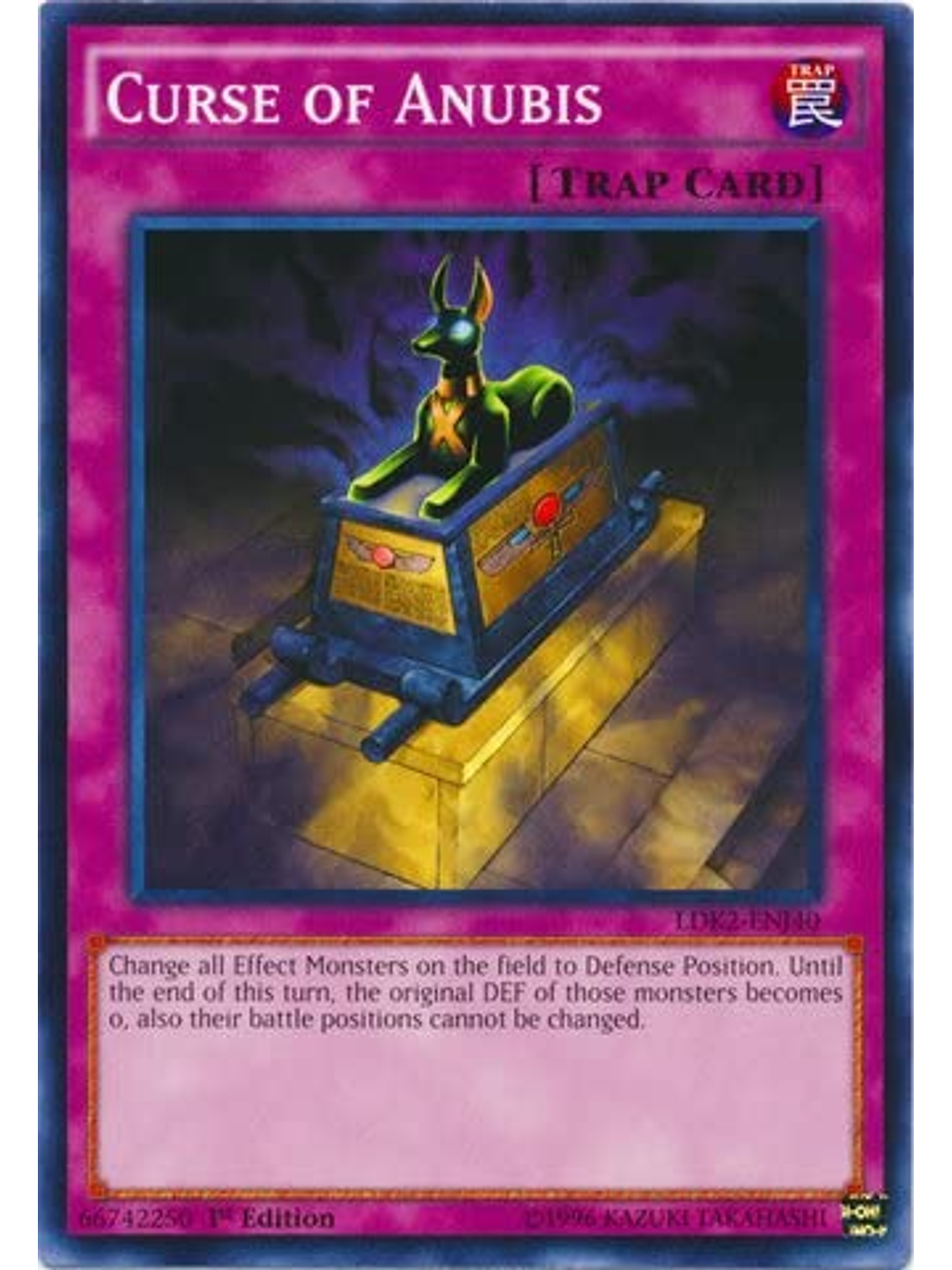 Curse of Anubis - LDK2-ENJ40 - Common 1st Edition 1