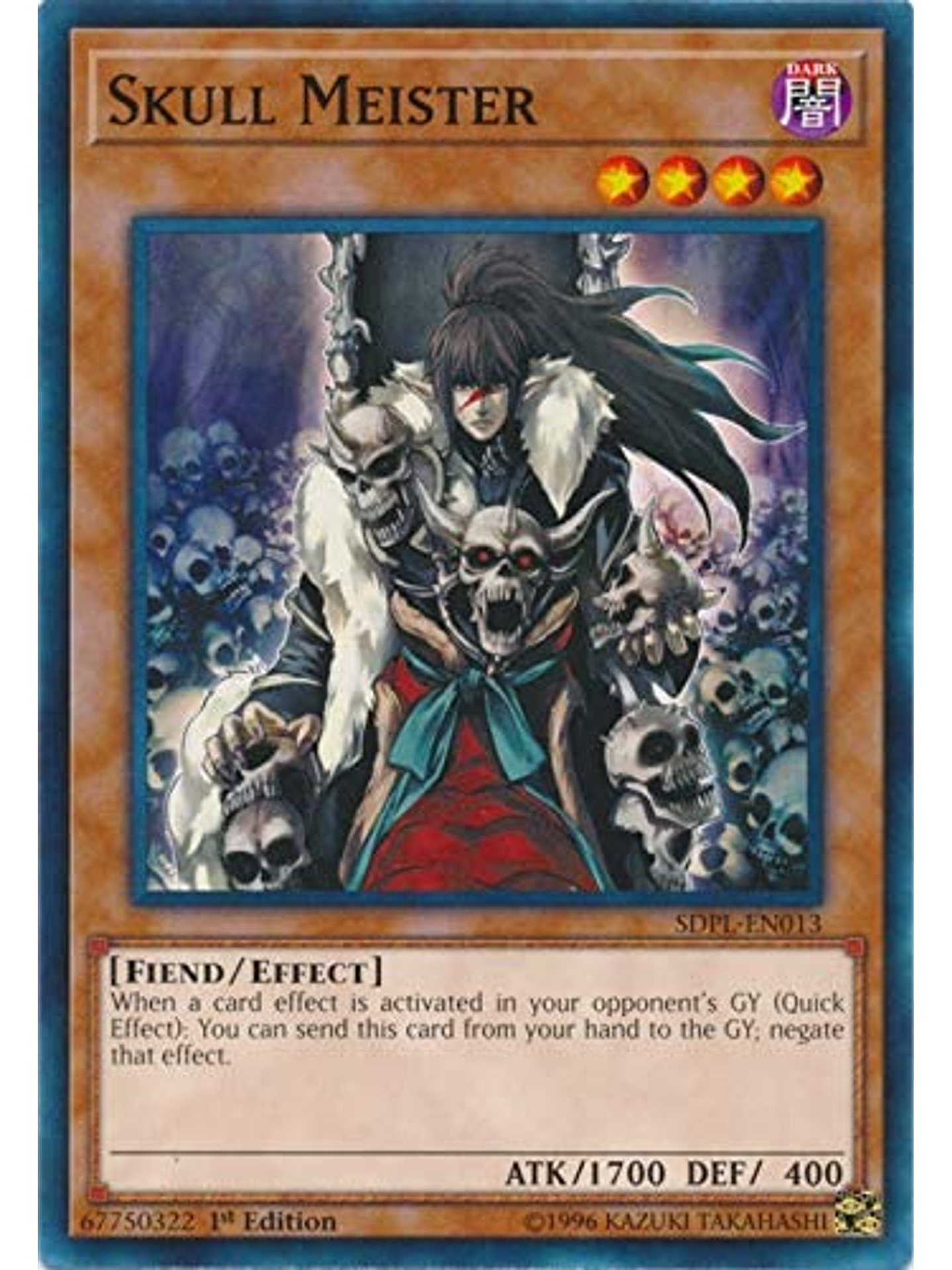 Skull Meister - SDPL-EN013 - Common 1st Edition 1