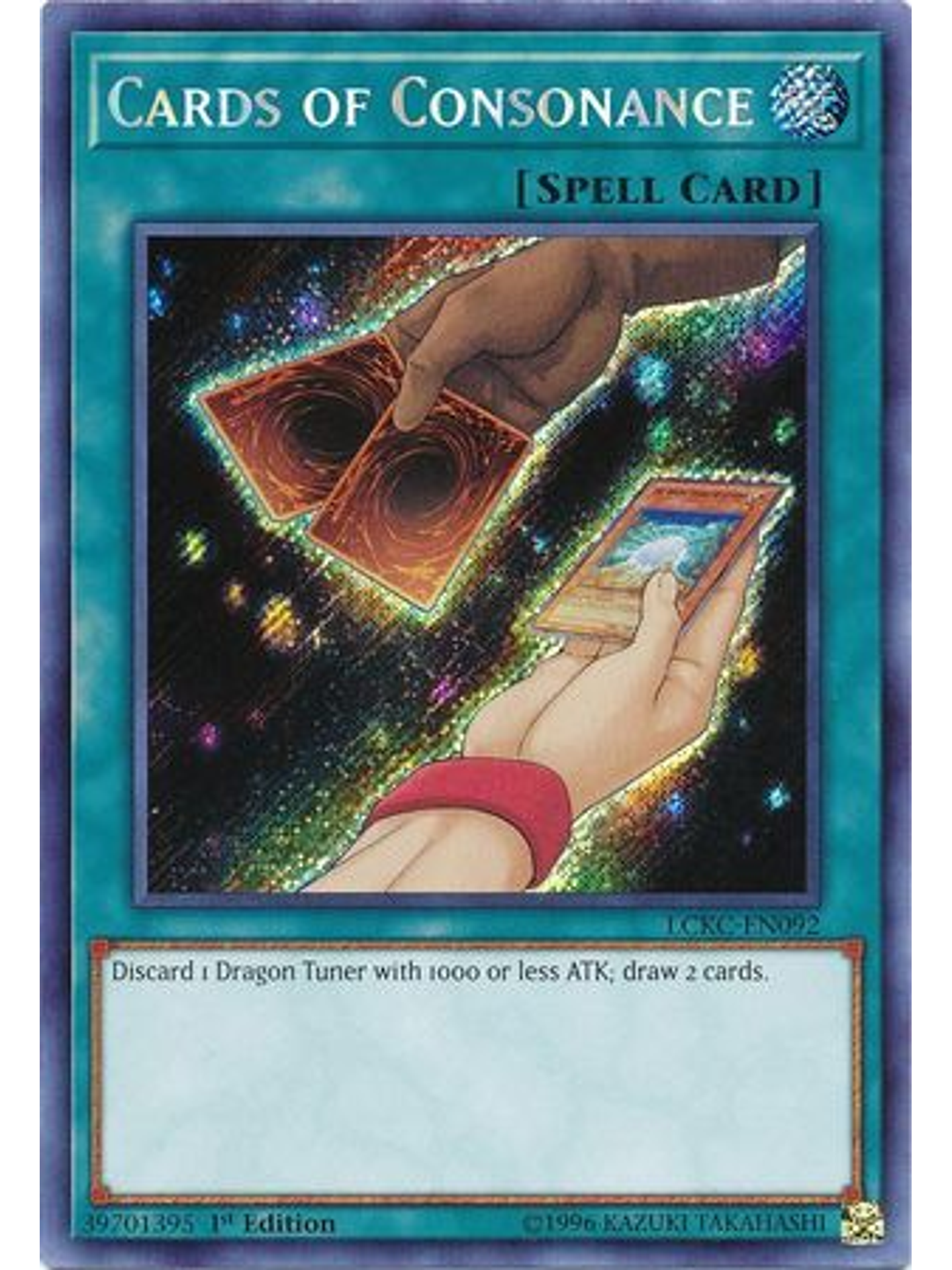 Cards of Consonance - LCKC-EN092 - Secret Rare 1st Edition 1