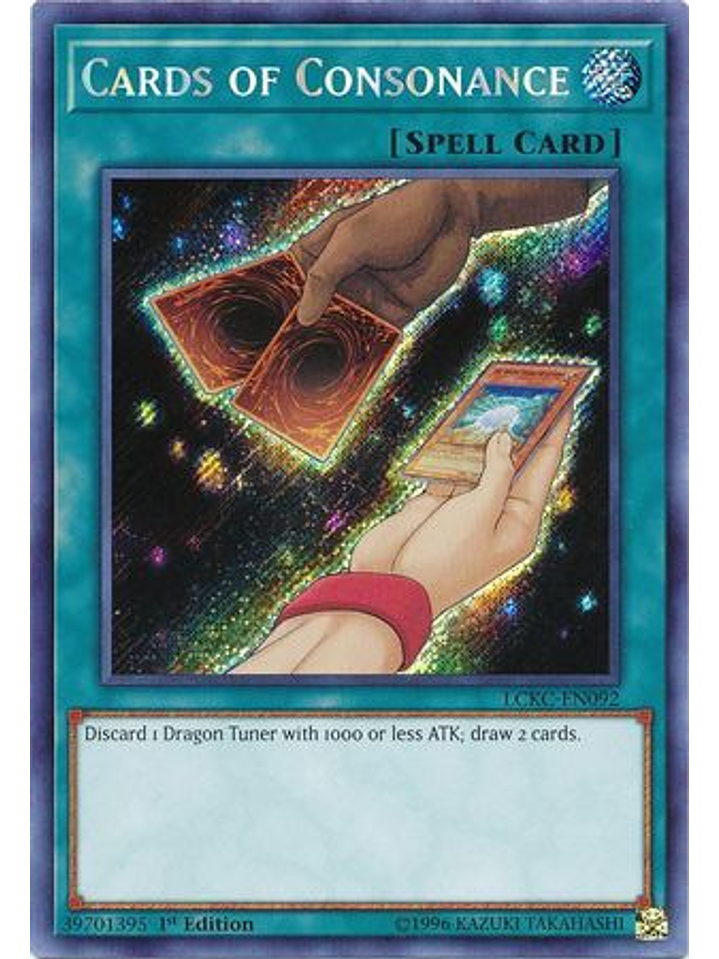 Cards of Consonance - LCKC-EN092 - Secret Rare 1st Edition 1