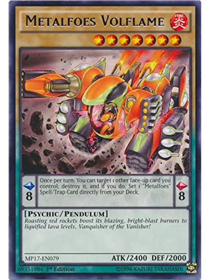 Metalfoes Volflame - mp17-en079 - Rare 1st Edition 1