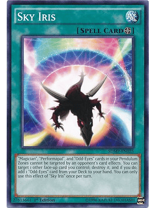 Sky Iris - SDMP-EN025 - Common 1st Edition