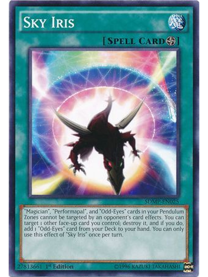 Sky Iris - SDMP-EN025 - Common 1st Edition 1