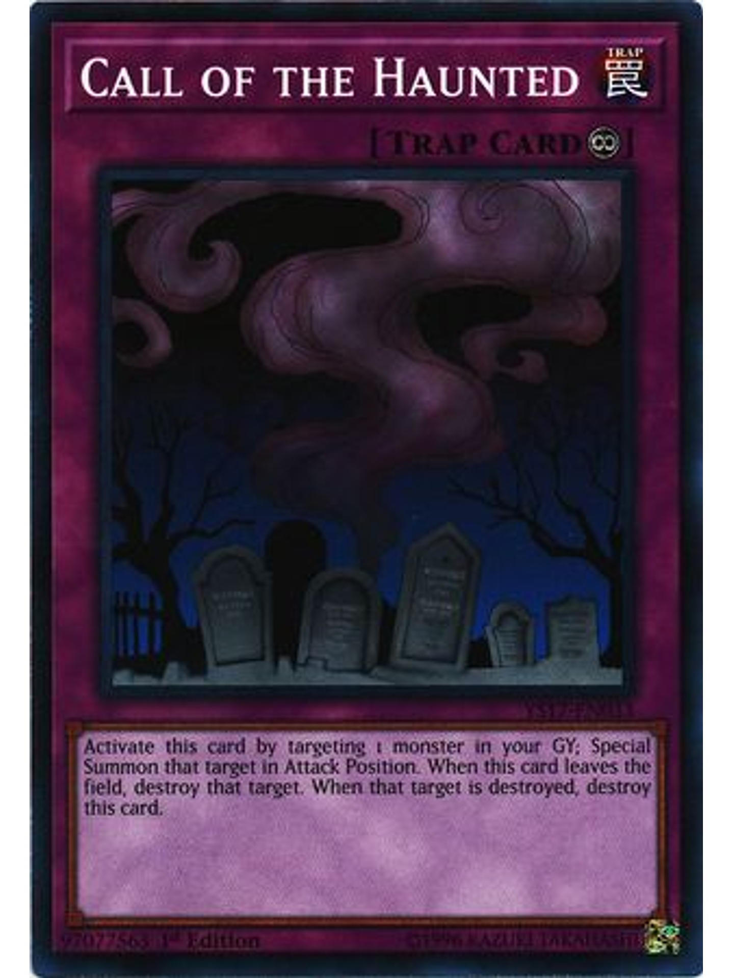 Call Of The Haunted - ys17-en033 - Common 1st Edition 1