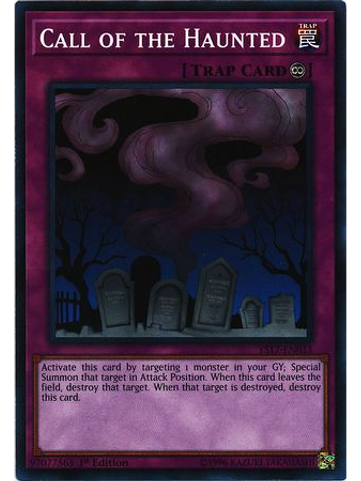 Call Of The Haunted - ys17-en033 - Common 1st Edition 1