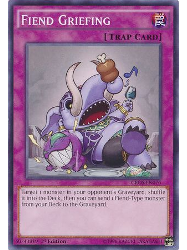 Fiend Griefing - cros-en076 - Common 1st Edition 1