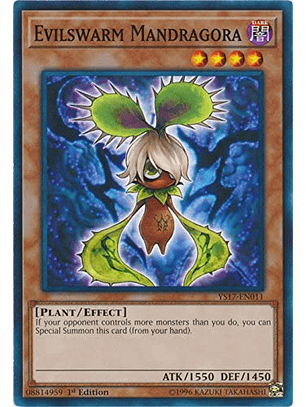 Evilswarm Mandragora - ys17-en011 - Common 1st Edition