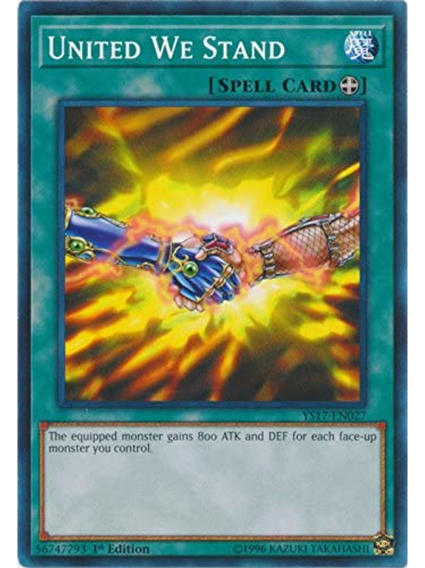 United We Stand - YS17-EN027 - Common 1st Edition 1