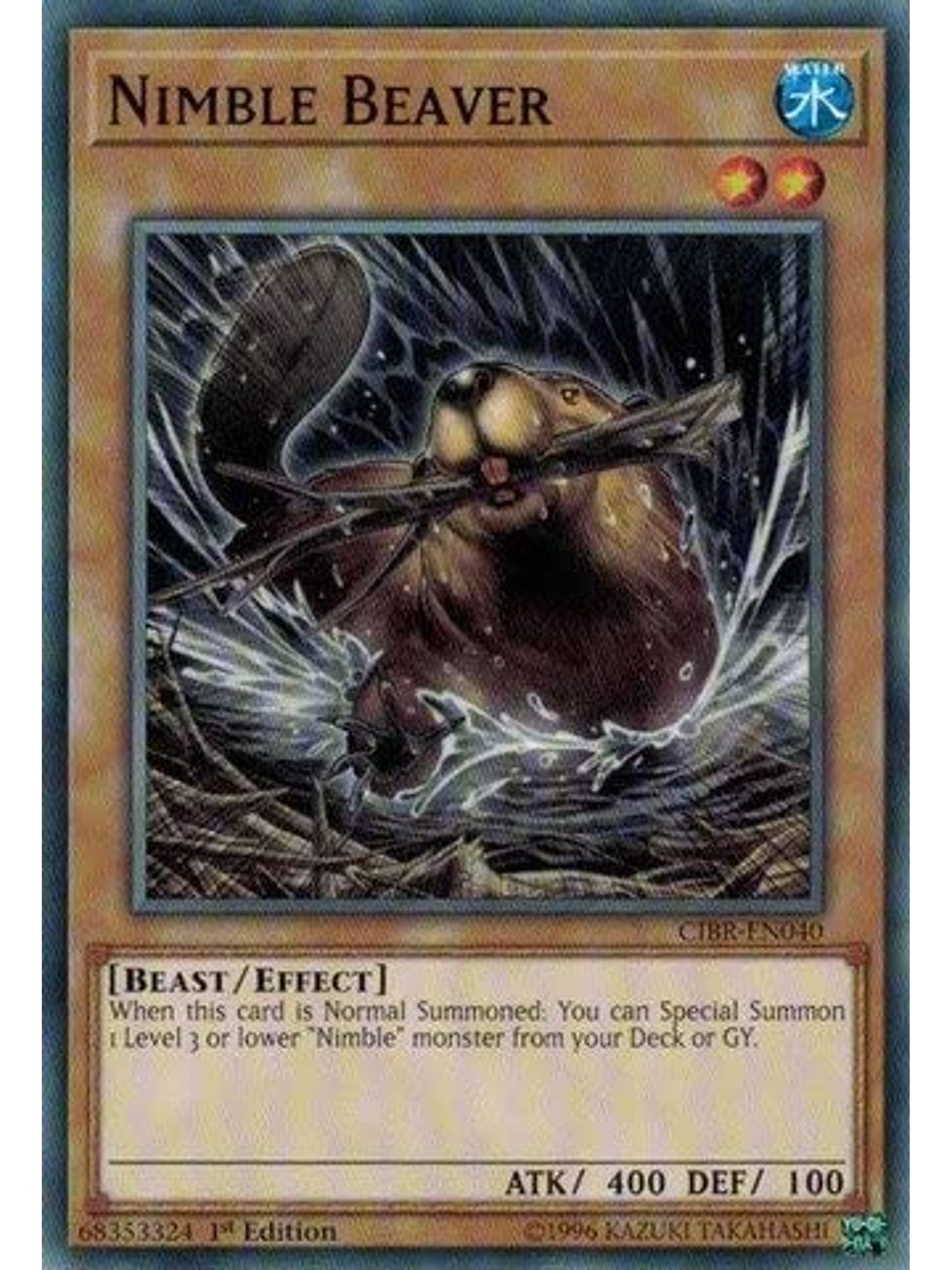 Nimble Beaver - cibr-en040 - Common 1st Edition 1