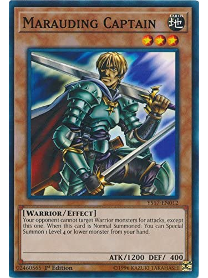 Marauding Captain - ys17-en012 - Common 1st Edition 1
