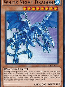 White Night Dragon - sr02-en011 - Common 1st Edition