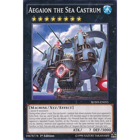 Aegaion The Sea Castrum - bosh-en055 - Common 1st Edition