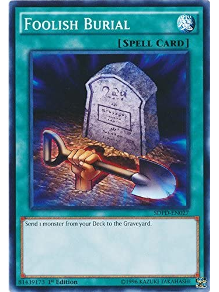 Foolish Burial - SDPD-EN027 - Common 1st Edition 1