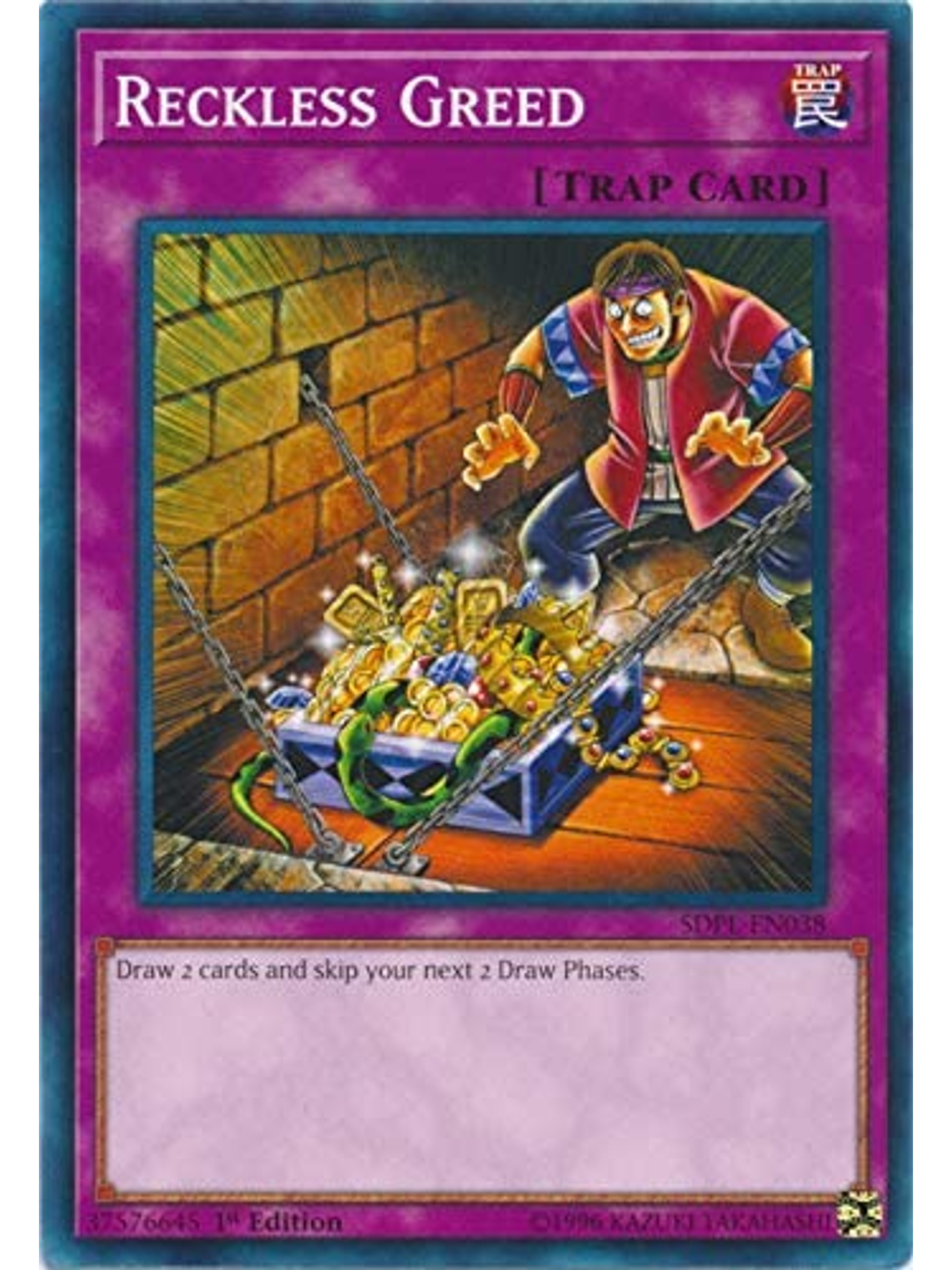 Reckless Greed - SDPL-EN038 - Common 1st Edition 1