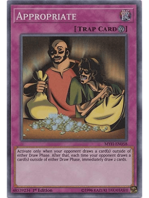 Appropriate - MYFI-EN058 - Super Rare 1st Edition