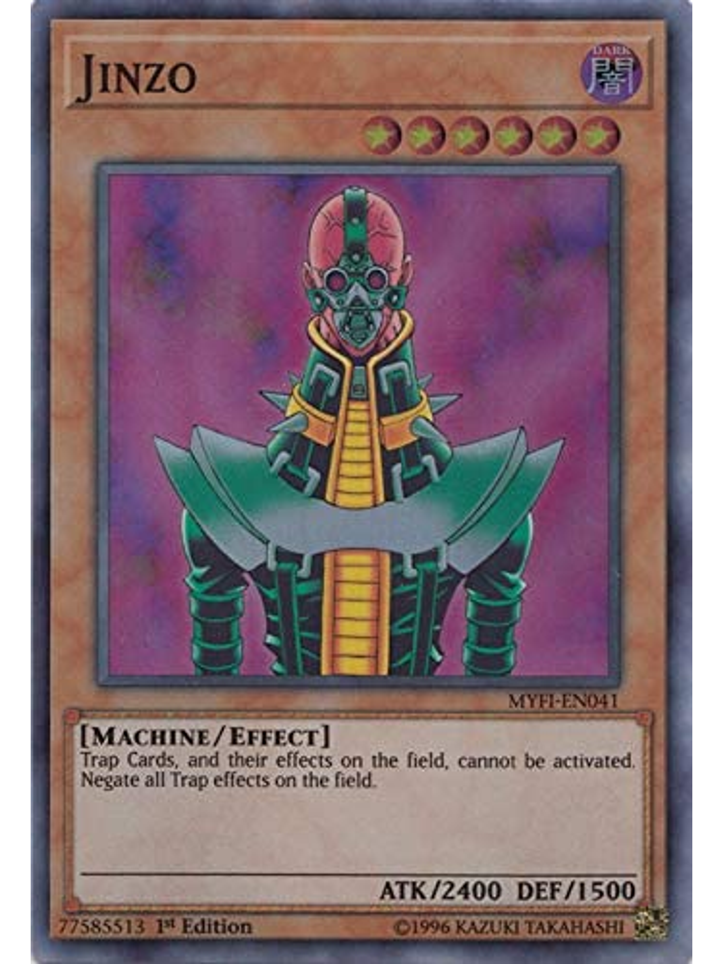 Jinzo - MYFI-EN041 - Super Rare 1st Edition 1