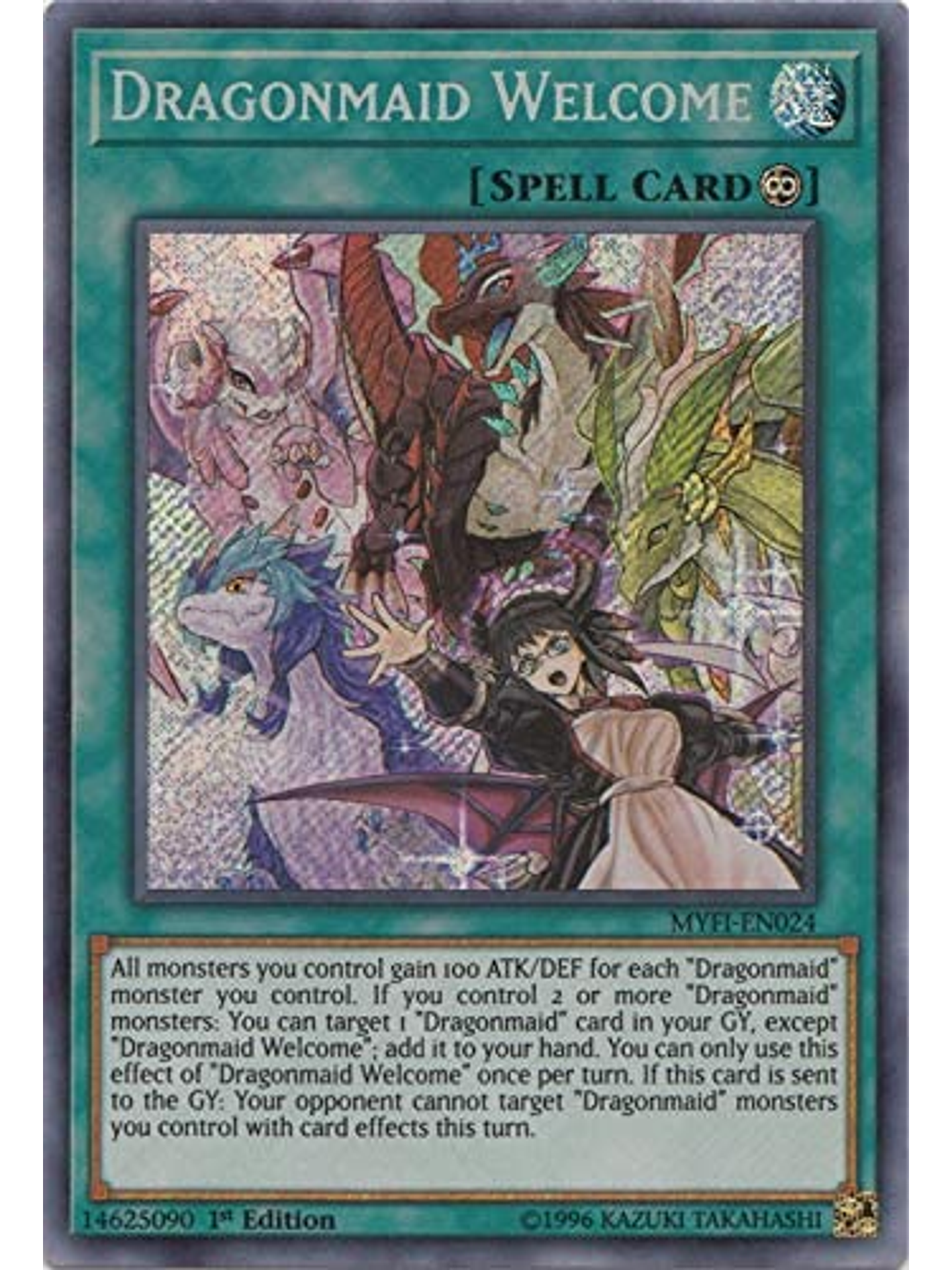 Dragonmaid Welcome - MYFI-EN024 - Secret Rare 1st Edition 1