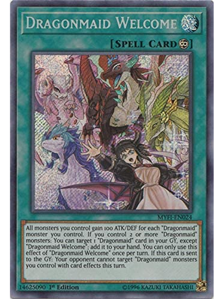 Dragonmaid Welcome - MYFI-EN024 - Secret Rare 1st Edition 1