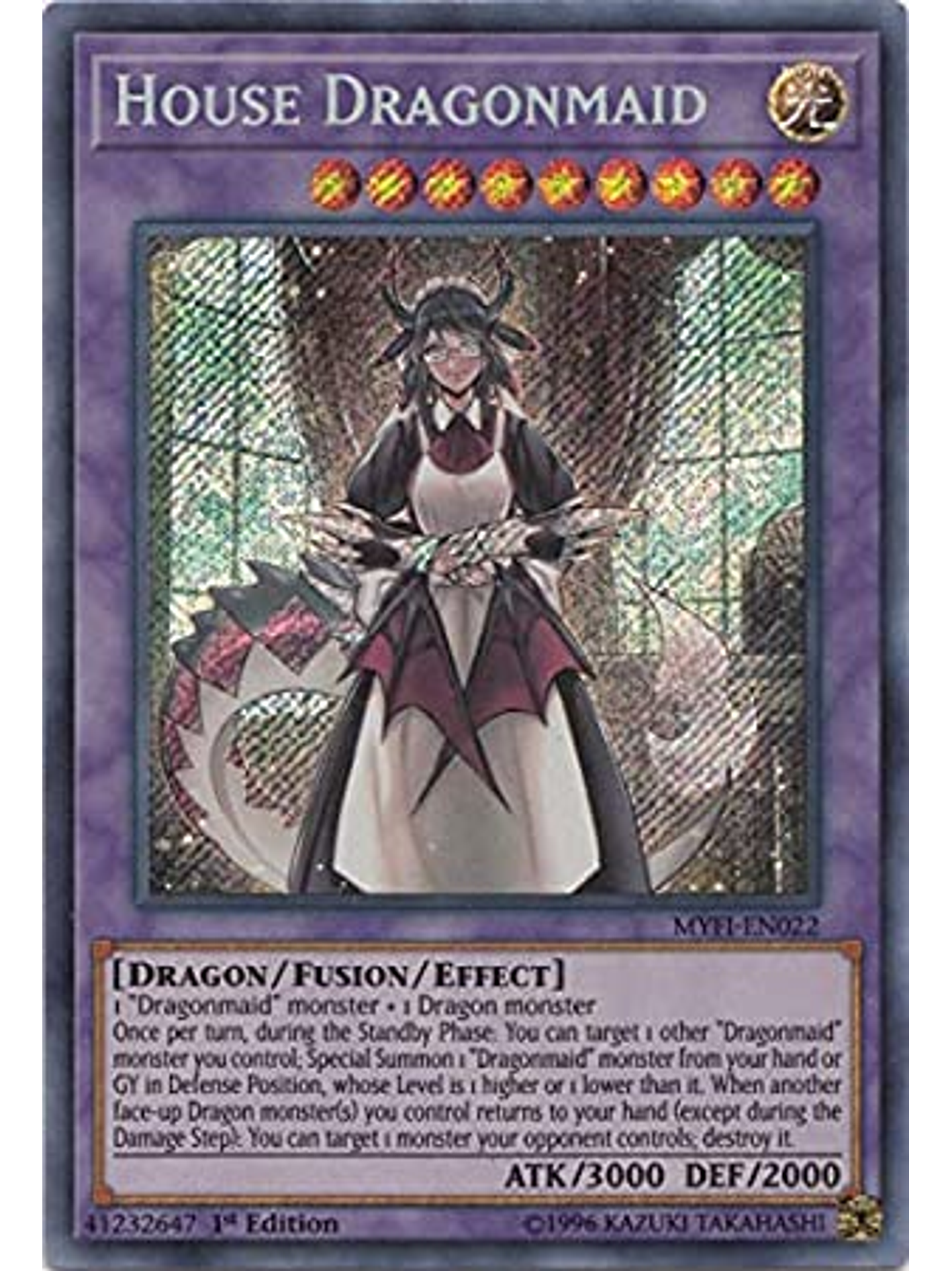 House Dragonmaid - MYFI-EN022 - Secret Rare 1st Edition 1