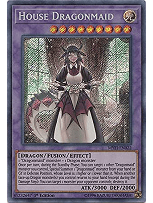 House Dragonmaid - MYFI-EN022 - Secret Rare 1st Edition