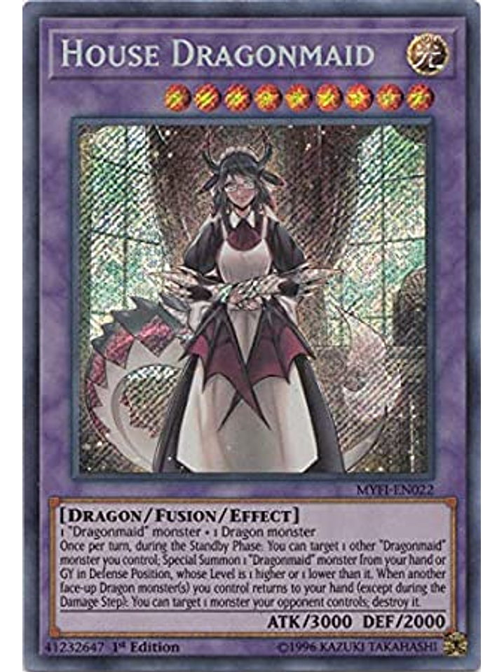 House Dragonmaid - MYFI-EN022 - Secret Rare 1st Edition 1