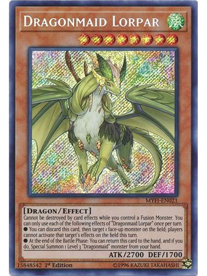 Dragonmaid Lorpar - MYFI-EN021 - Secret Rare 1st Edition 1