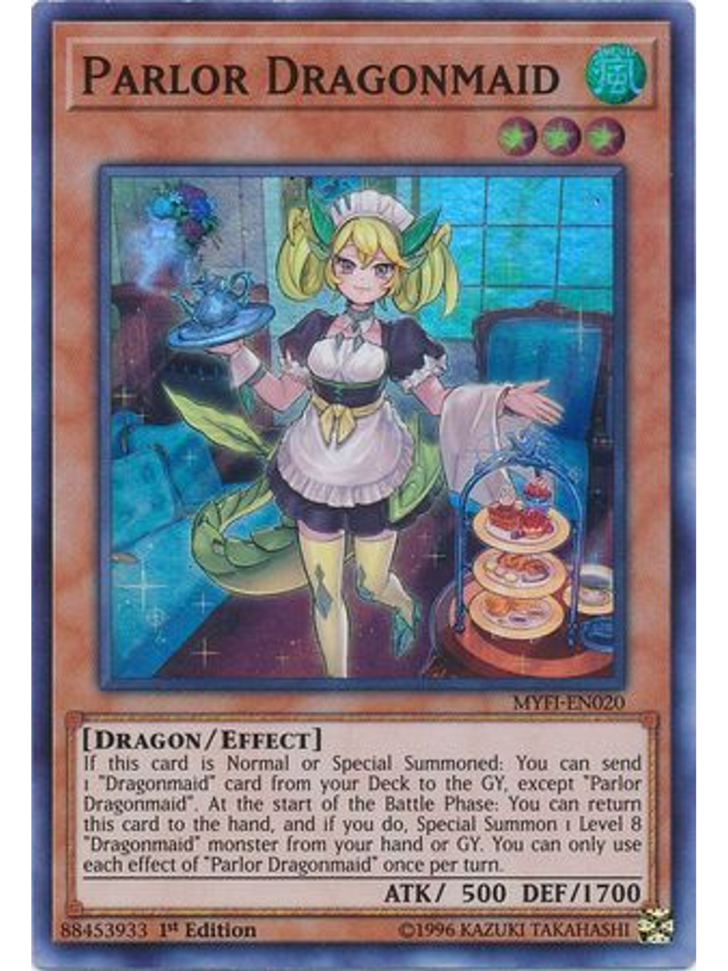 Parlor Dragonmaid - MYFI-EN020 - Super Rare 1st Edition 1