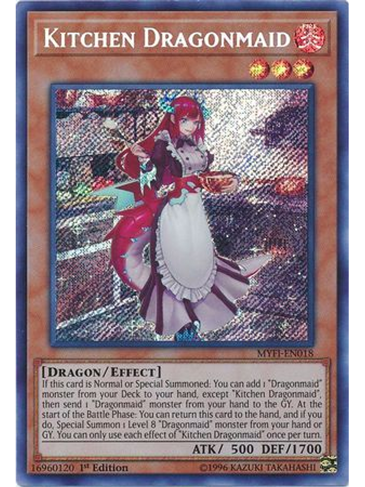 Kitchen Dragonmaid - MYFI-EN018 - Secret Rare 1st Edition 1