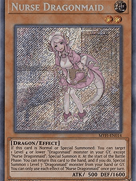 Nurse Dragonmaid - MYFI-EN014 - Secret Rare 1st Edition