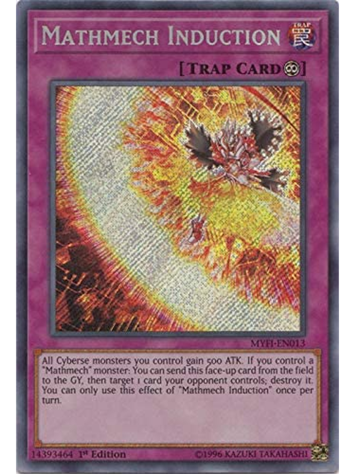 Mathmech Induction - MYFI-EN013 - Secret Rare 1st Edition 1