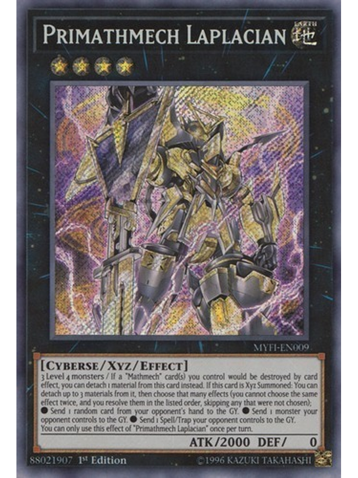 Primathmech Laplacian - MYFI-EN009 - Secret Rare 1st Edition 1